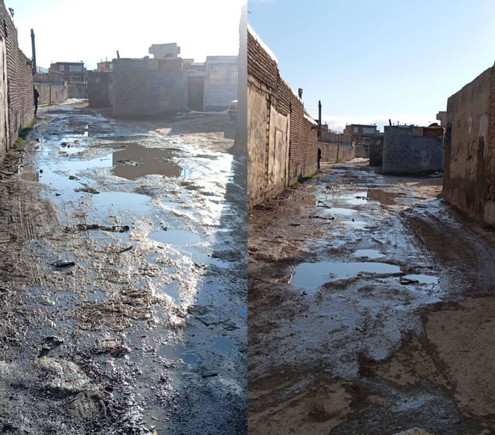 مشکل عبور دانش آموزان